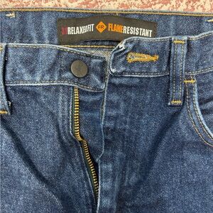 Wrangler Men's Flame Resistant Relaxed Fit Jeans